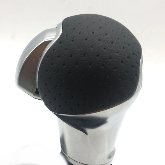 leather Honeycomb hole Shift Knob DSG AT Stronic Shift Lever For audi* A3 for V W Golf 6/7 Passat* B6 B7 CC POLO Jetta* MK6