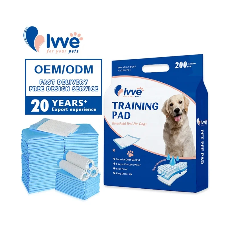 Wholesale pet training pee pads RTS disposable for pets