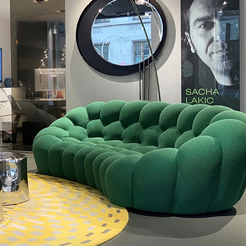 Hot Sale Customized Italian Design Sofa Living Room Furniture Factory Price Fabric Bubble Sofa