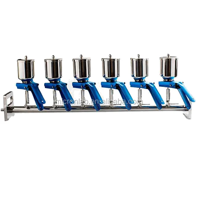 
Stainless Steel 6-Branch Vacuum Filtration Apparatus 