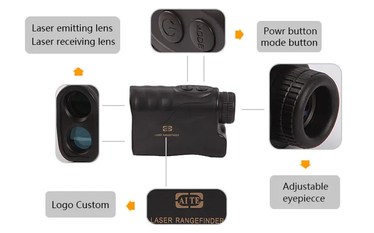 
2019 new arrival accurate hunting golf clubs hunting laser rangefinder 