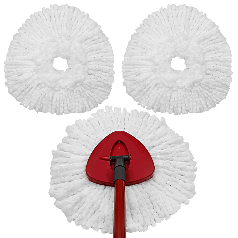 Factory Supply Microfiber Spin Mop Refill Cotton Mop Head Replacement Pads Fits  EasyWring