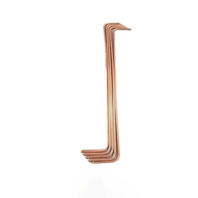 Diameter 6mm Length 80mm Sintered Copper Heat Pipe For Computer CPU
