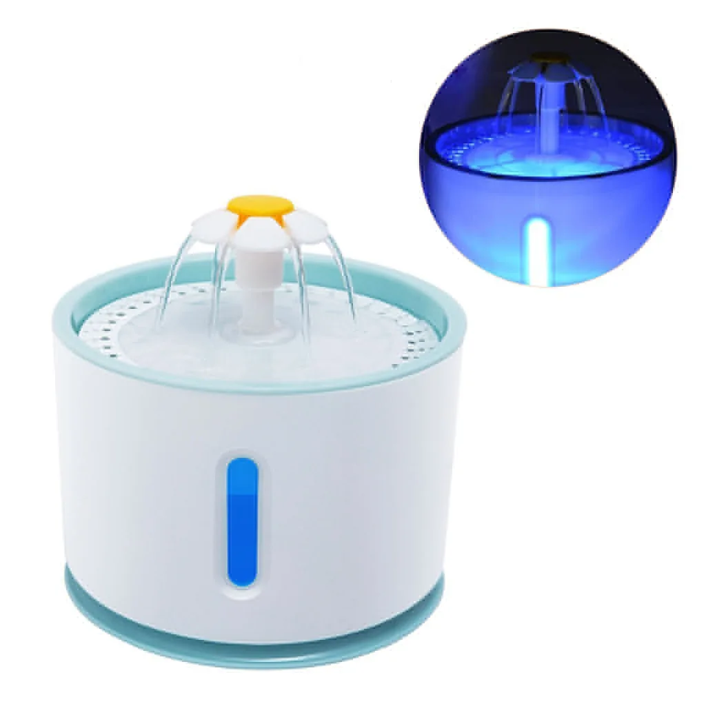 2021 Electric Hose Pump Steel Tuya Auto Refill Water Led Drinking Automatic Pet Fountain