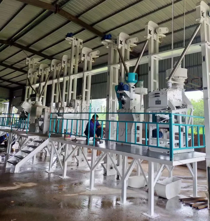 Rice Mill Machinery Paddy Automatic Rice whitener Machines / Combine Rice Milling Machine/ Rice Miller