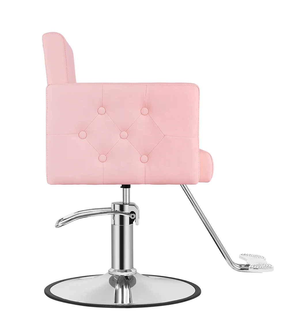 Pink Salon Chair For Make up Hairdresser Barber Salon Chair Hair Stylist Women Man for Barbershop