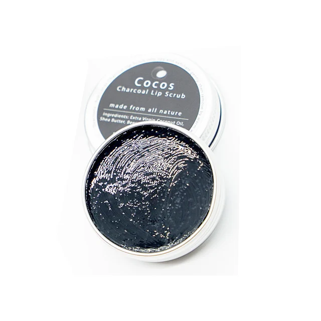 Charcoal Lip Scrub Skin Care Lip Cocos Thai Skin Care Thai Premium Quality Handcrafted