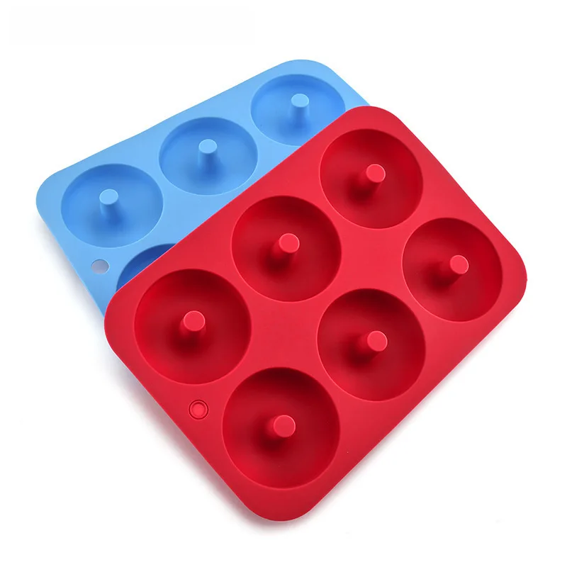 Silicone Donut Mold Baking Pan Non-Stick Baking Pastry Chocolate Cake Dessert DIY Decoration Muffins Silicone Cake Molds 3D
