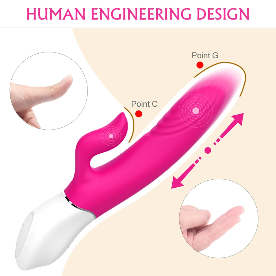 S-hande vibradores para mujer g spot clitoris vibrator rabbit vibrator Dildo Massager G Spo Rabbit Vibrator Sex Toys For Women