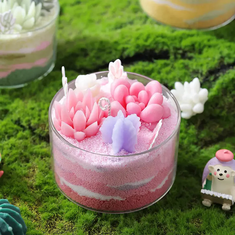 yuyang DIY Kid-Friendly White or Colored Petroleum Free Palm Wax Based Candle Sand, Event Staging Sand Candle/Wax Sand