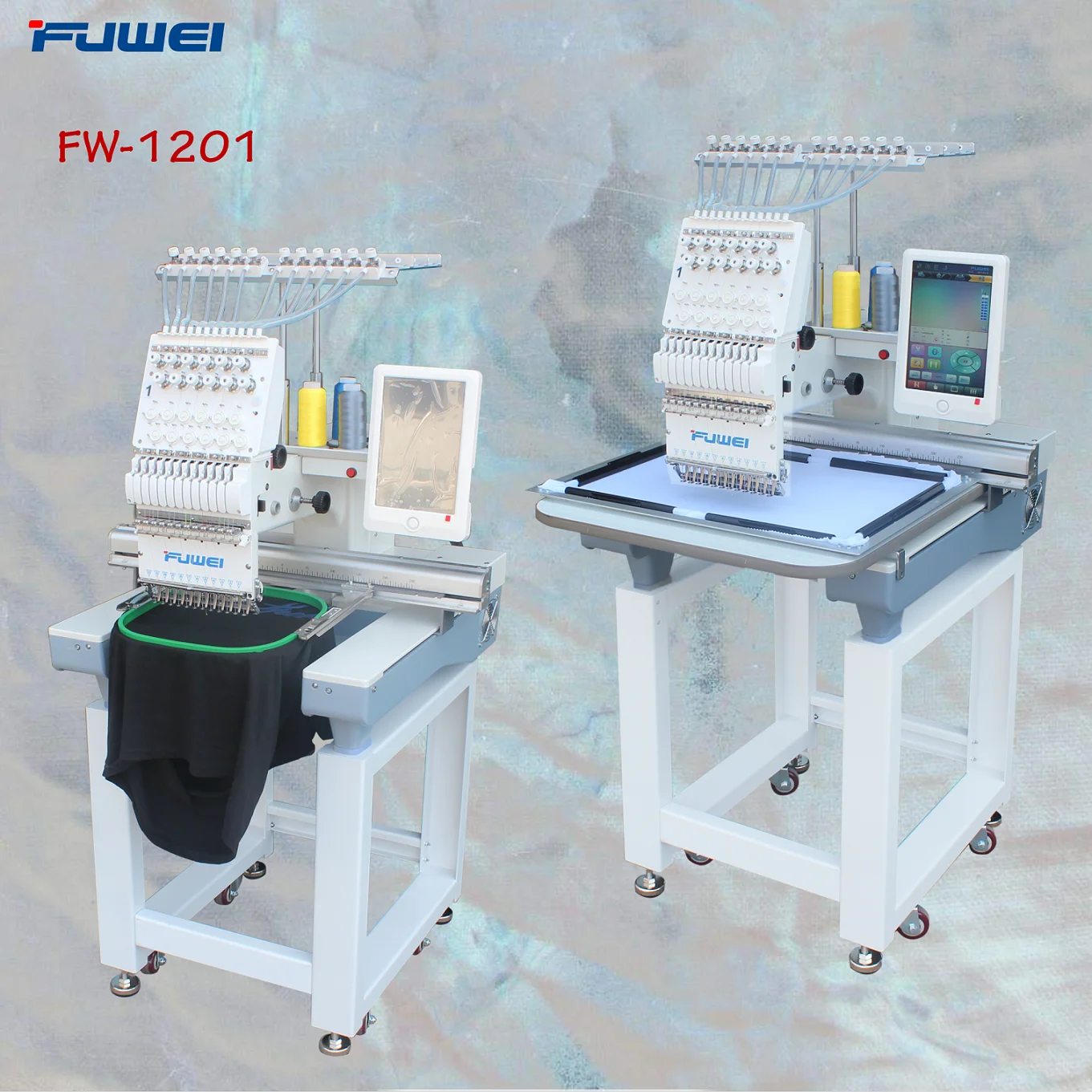 fuwei house hold one head automatic 12/15 needles knitted sock embroidery machine