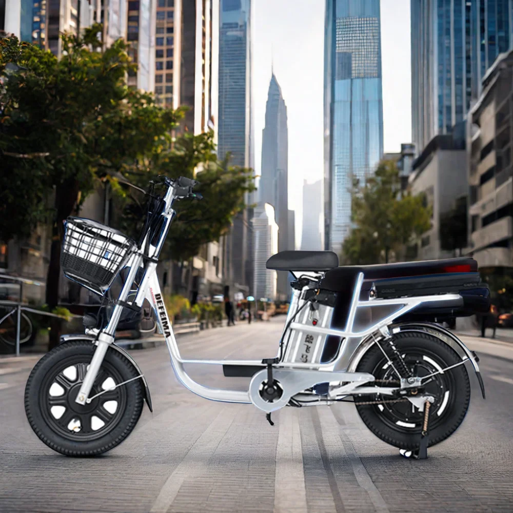 High-end design 500W 10AH rear drive fat tire electric bike moto electrica electric motorcycle 2 wheel electric bicycle