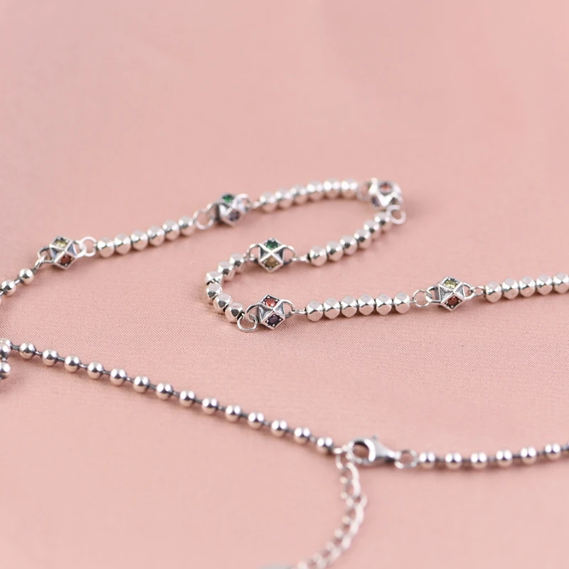 S925 sterling silver necklace wholesale fashion jewelry silver ornaments fashion jewelry as a gift for your girlfriend