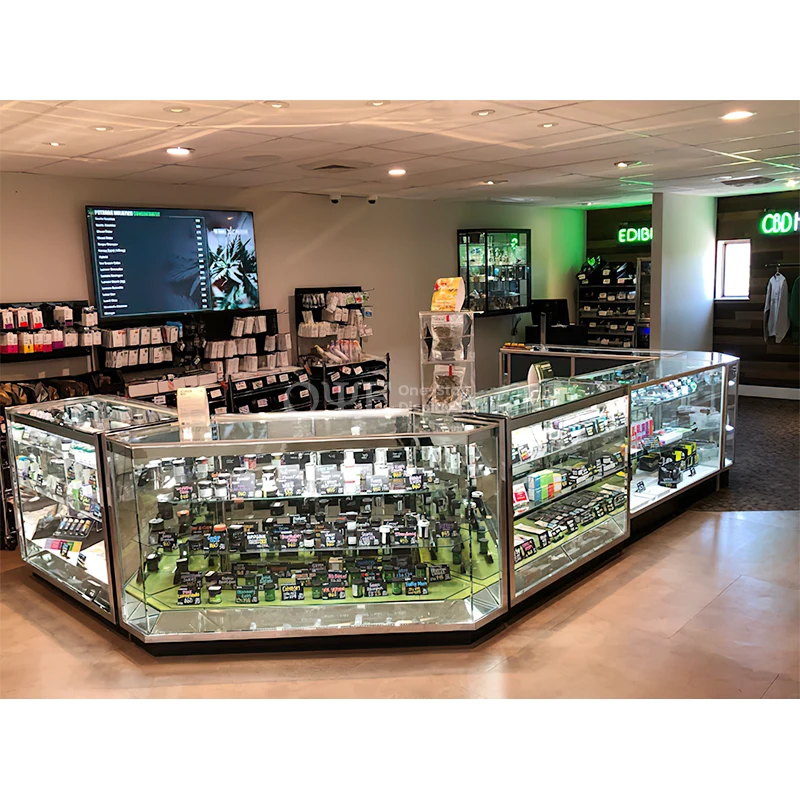 OEM ODM заводская цена розничная продажа витрина для дымовых магазинов со стеклянной дверью светящийся стеклянный Витринный Шкаф