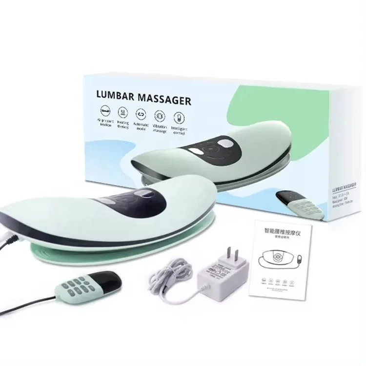 VCT Electric EMS Muscle Stimulator Dynamic Waist Heating Machine & Lower Back Stretcher Lumbar Traction Massager for Leg
