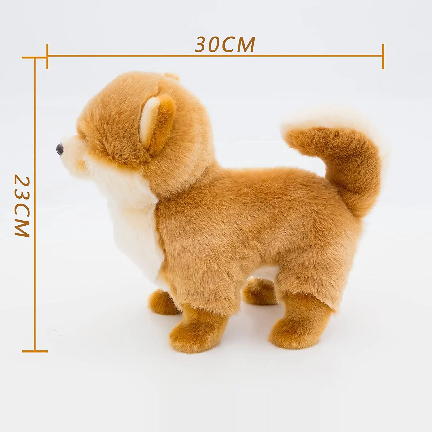 2024 Hot Sale Plush Dog Toy Pomeranian Simulation Puppy Dolls With Custom Design