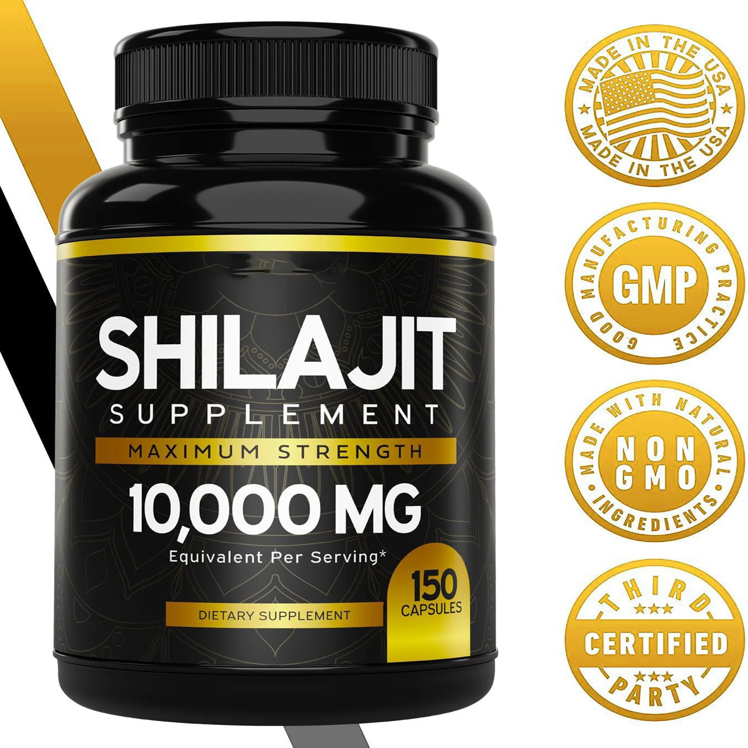 natural organic himalayan pure shilajit capsule pills energy and vitality supplement authentic shilajit fulvic humic acid