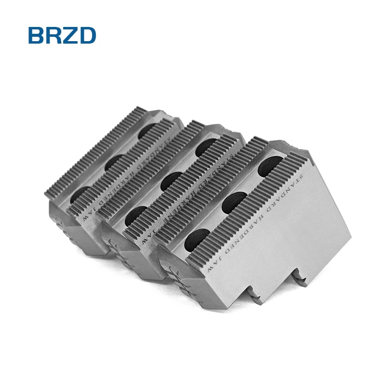 BRD CNC lathe machine standard three jaw 10 inch oil pressure chuck strong hardening powerful CNC machine chuck hard jaw