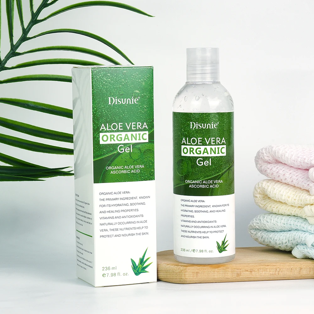 Organic Aloe Vera Gel Skin Barrier Repair Face & Body Moisturizer Deep Soothing Hydration Gel Aloe Vera For Dry Skin Care
