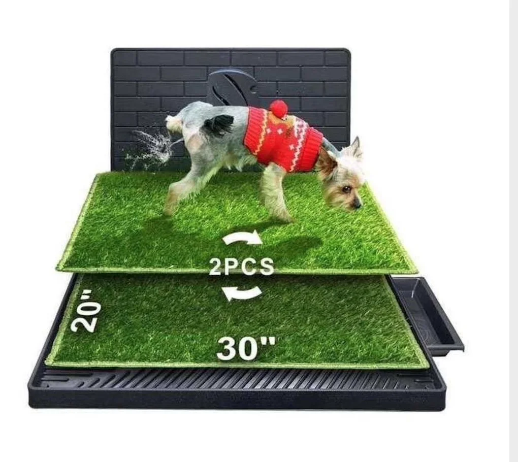 Pet Park Indoor Pet Potty Patch Dog Grass Mat Waterproof Dog toilet
