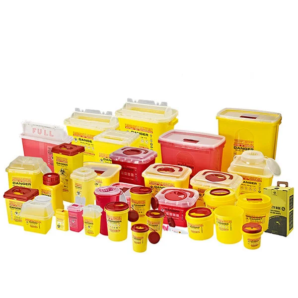 2022 Hospital 5L Sharps Container Disposable Sharp Box Medical Waste Container