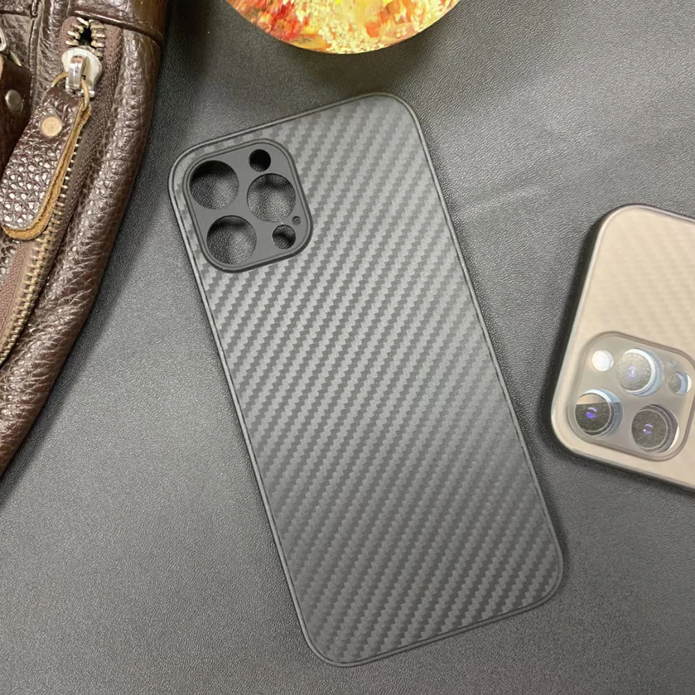 Ультратонкие цветные чехлы из ТПУ для телефонов углеродного волокна всех моделей iPhone