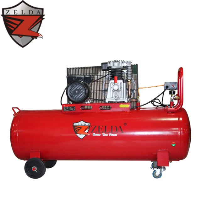 Hot Sale 3HP 200L Industrial Belt piston Driven portable Air Compressor 8 Bar/115Psi Pneumatic air compressor