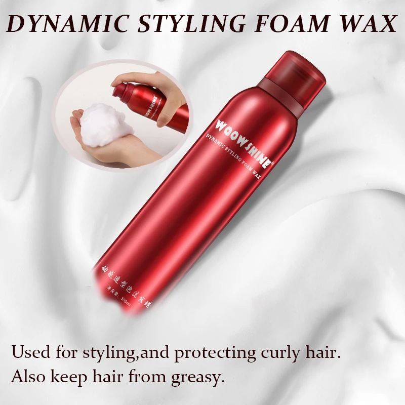 Private Dynamic Foam Wax Super Strong Hold Safe Water Soluble Effective Formulation Mousse