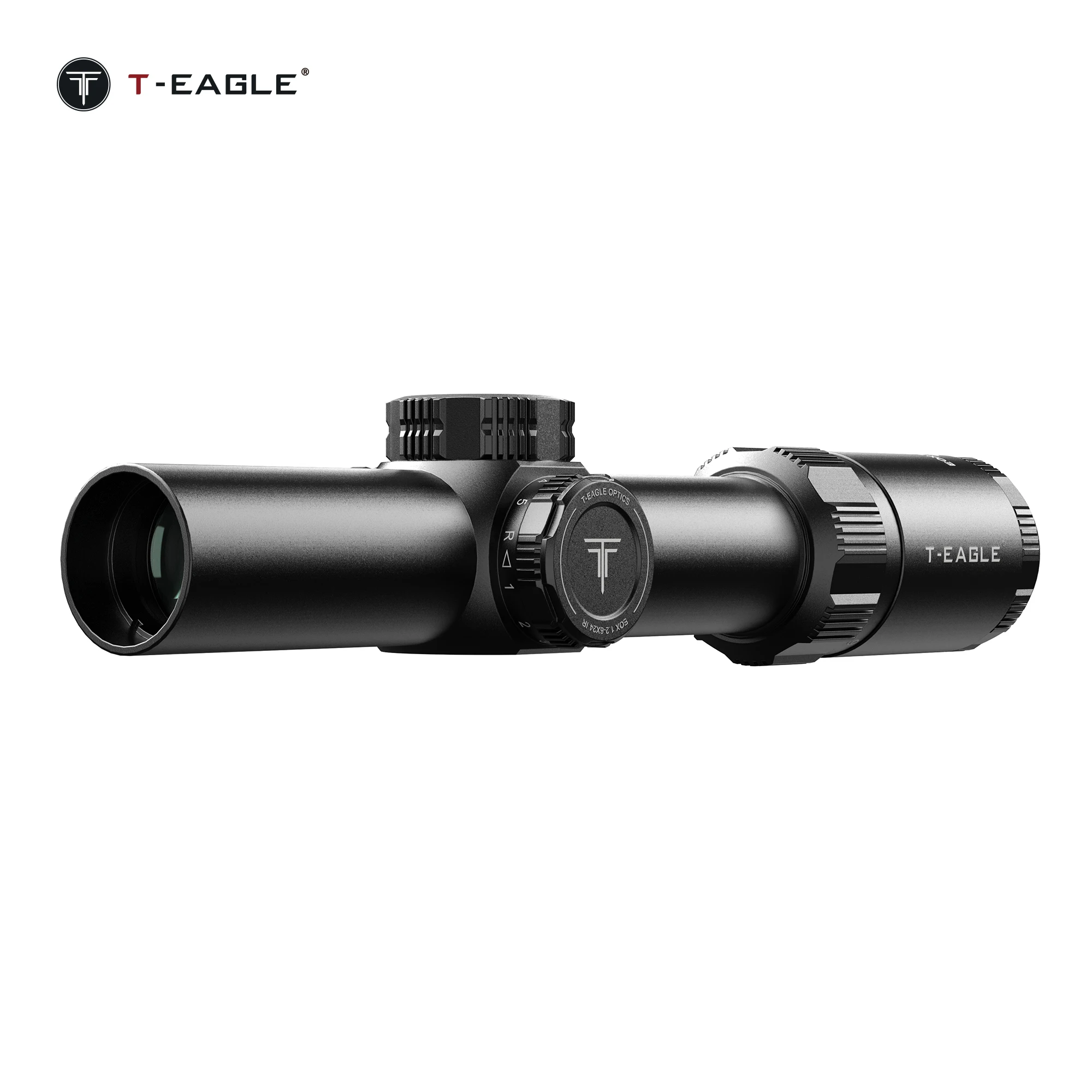 T-EAGLE EOX 1.2-6 Shockproof Scope Mounted Long Range Hunting Outdoor Scope sight 30mm Tube Etched Glass Illuminated Scope