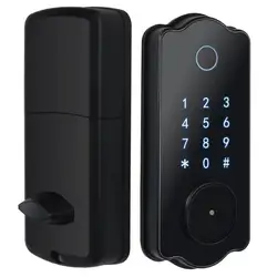Smart lock keyless entry door bolt door lock, digital password fingerprint electronic door lock with keypad
