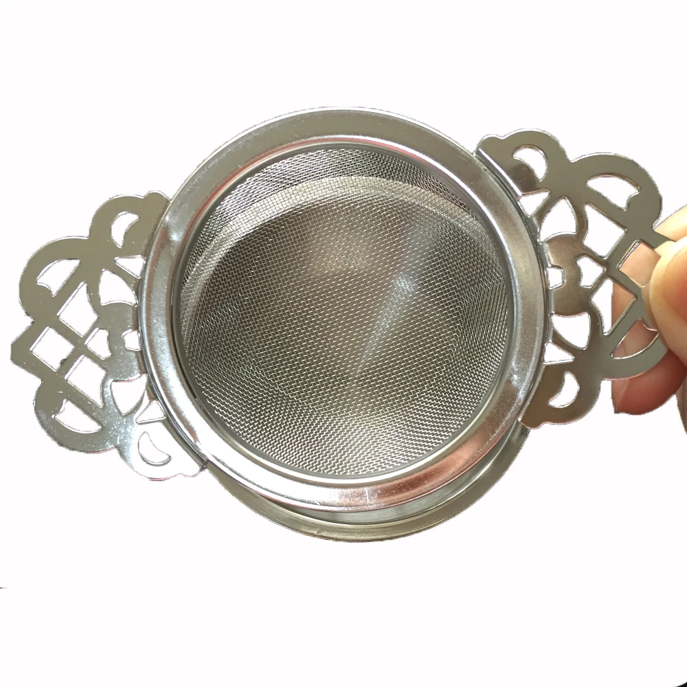 Mesh Tea Infuser Stainless Steel Loose Leaf Tea Filter with Double Winged Handles