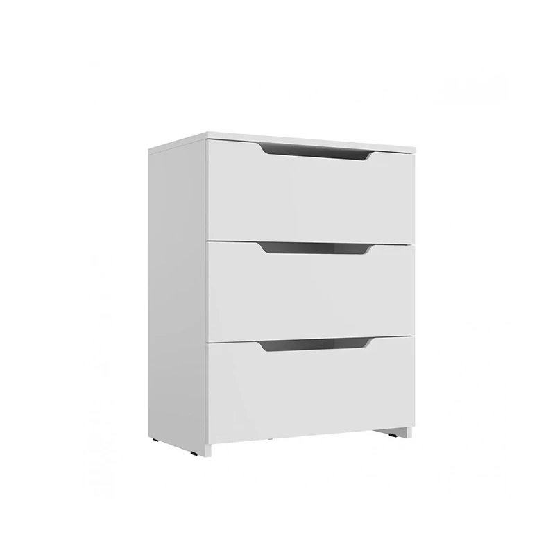 Small White Wood Nightstand Bedroom Storage Drawer Wooden Side Table for Bedroom Bedside Home Furniture