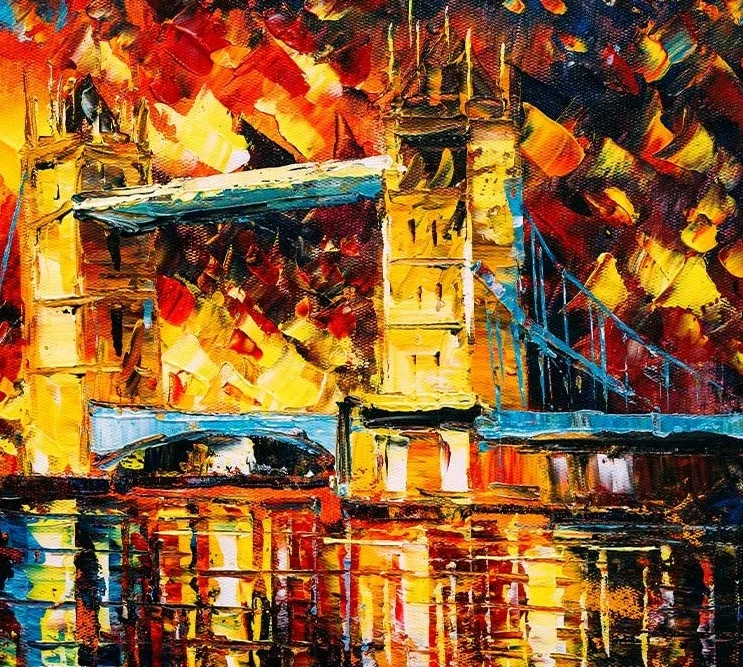 
 Картина маслом, пазлы с Лондонской башней, мостом, искусство, 1000 штук, пазлы «сделай сам», пазлы, Развивающие головоломки, вызов мозга, игры для детей  
