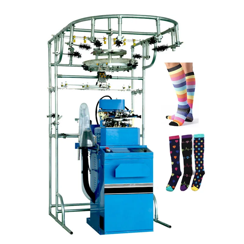 3.75 diameter 168 needle automatic intelligent integrated sock knitting machine for terry socks