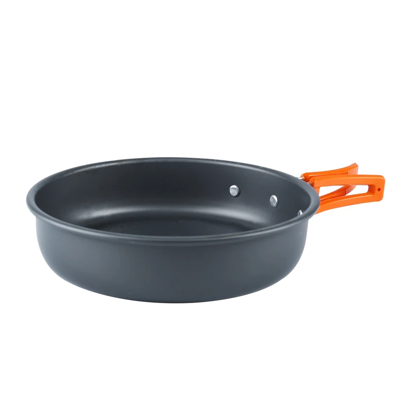 10PCS Camping Cookware Mess Kit Campfire Kettle Outdoor Hiking Backpacking Picnic Cooking Pot Pan Bowl, Mini Stove for Travel