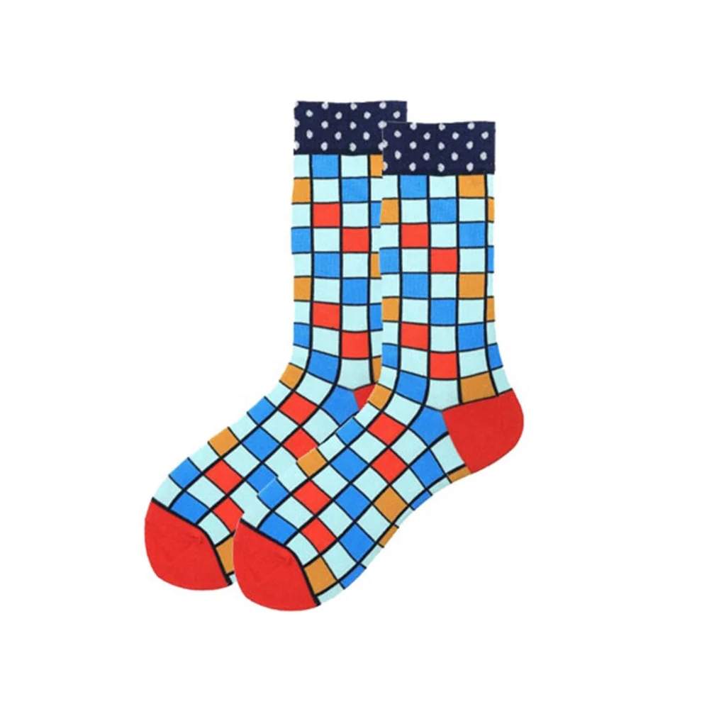 No minimum requirement unisex crew socks OEM personalized design customize your own colorful socks for men and women