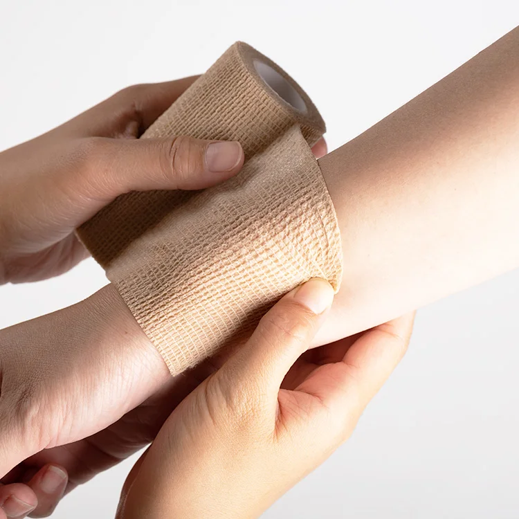 black self-adhesive bandage adhesive bandages medical elastic adhesive bandage surgi aid lifecare