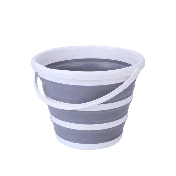 10L Collapsible household water storage cheap travel foldable portable car fishing outdoor camping folding plastic buckets
