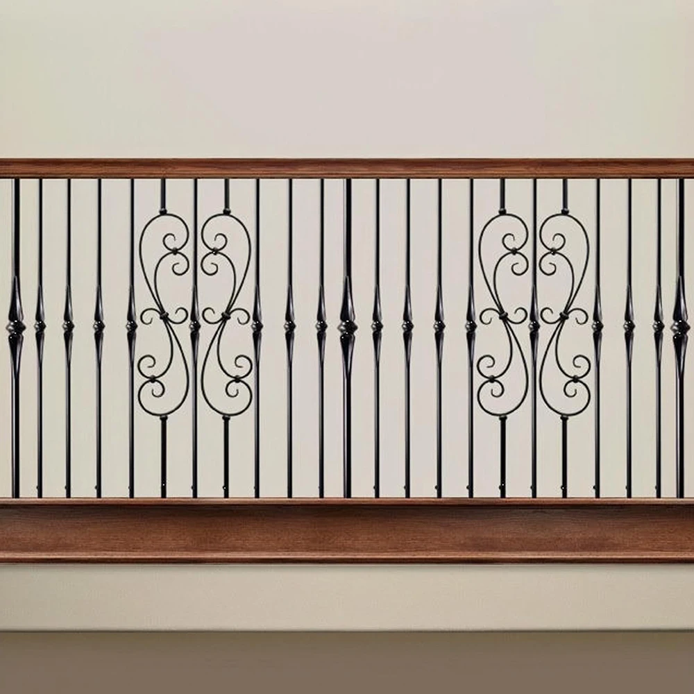 HUAART Garden Park Road Cement Imitation Wooden Bridge Landscape Terrace Scenic Spots Balusters Composite Stair Handrail