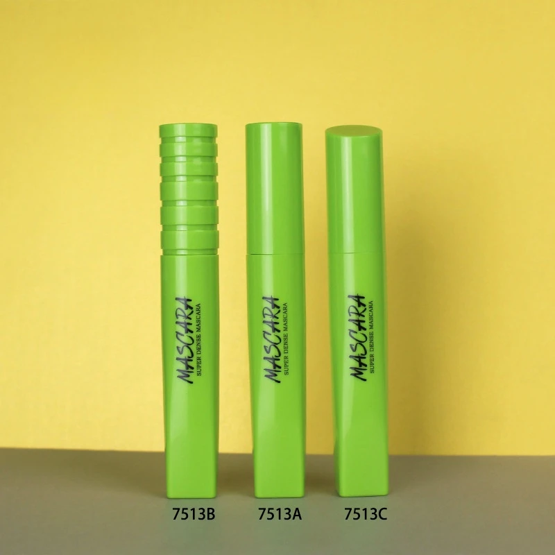 Round Aluminum Plastic Empty Eyeliner Tube Wholesale Makeup 7.5ml Eyelash Serum Bottle For Sale Aluminum Eyelash Serum Bottle