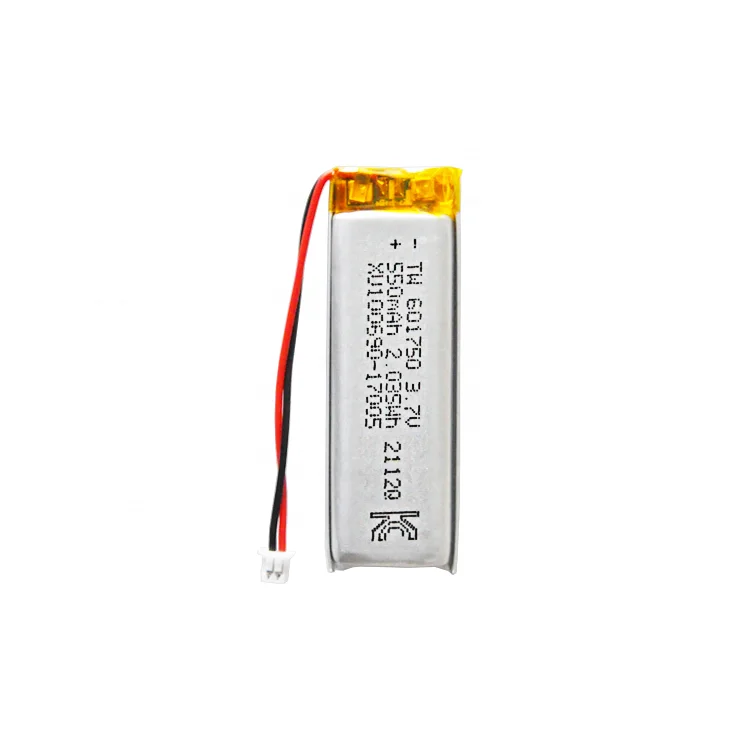 high quality rechargeable battery 3.7v 601750 550mah lithium battery for Gamepad