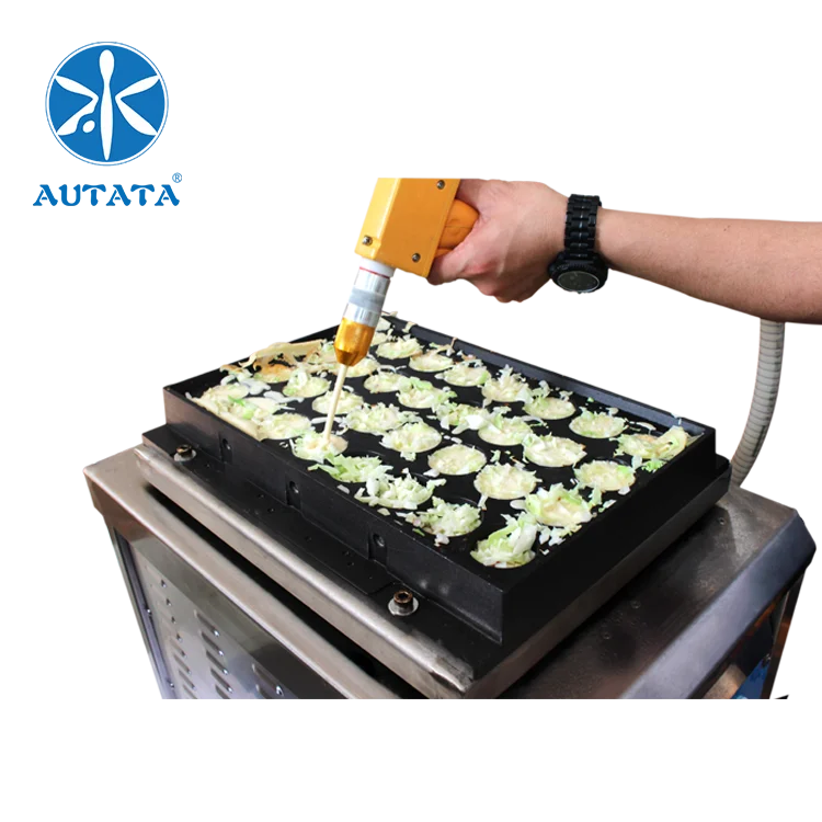 AUTATA commercial fully-automatic octopus meatball electric mechanical non-stick barbecue takoyaki maker