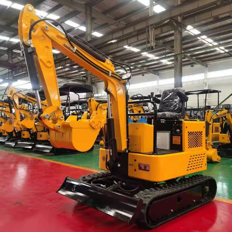 1 ton crawler earth-moving excavator with a price advantage, small trencher