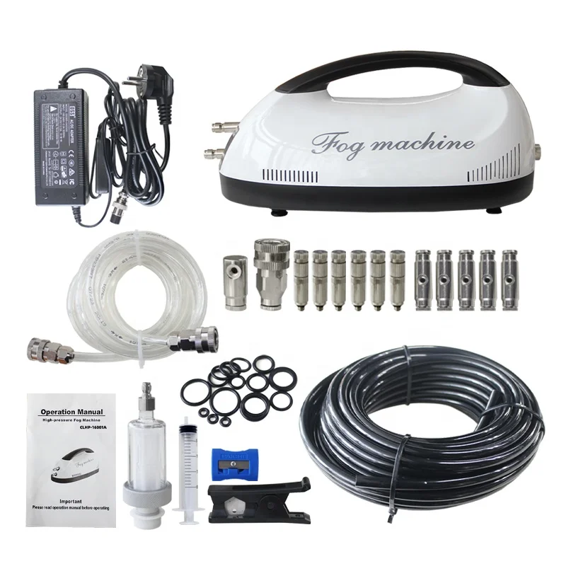 24V 35m² spray area garden irrigation cooling mini fog machine kit for farm