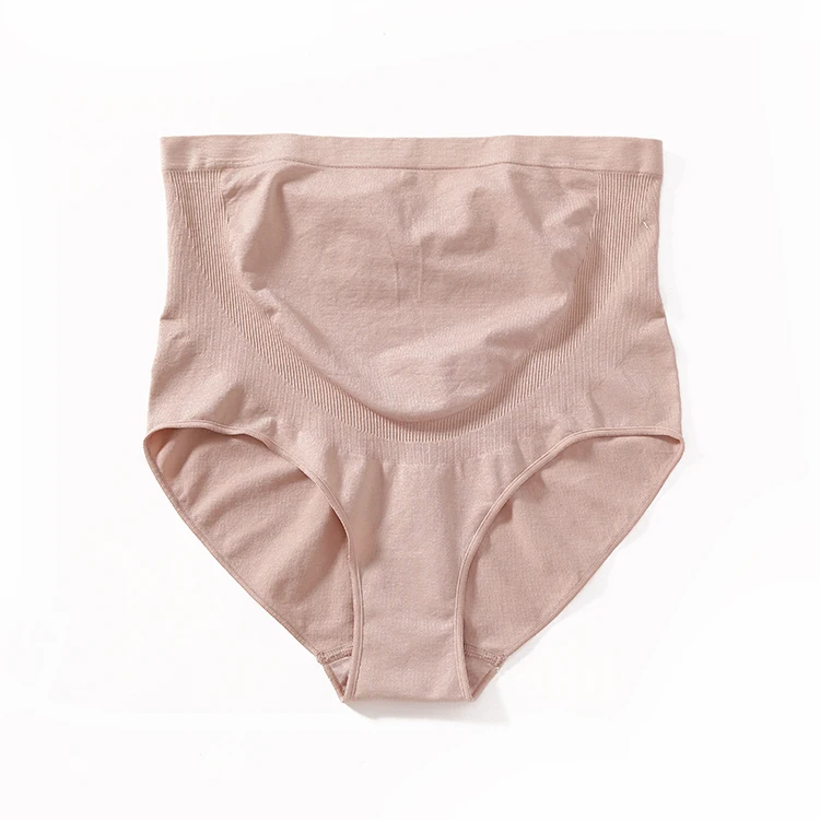 Бесшовное удобное нижнее белье с высокой талией, дышащие женские трусики для беременных, мягкие шорты, нижнее Белье для беременных женщин