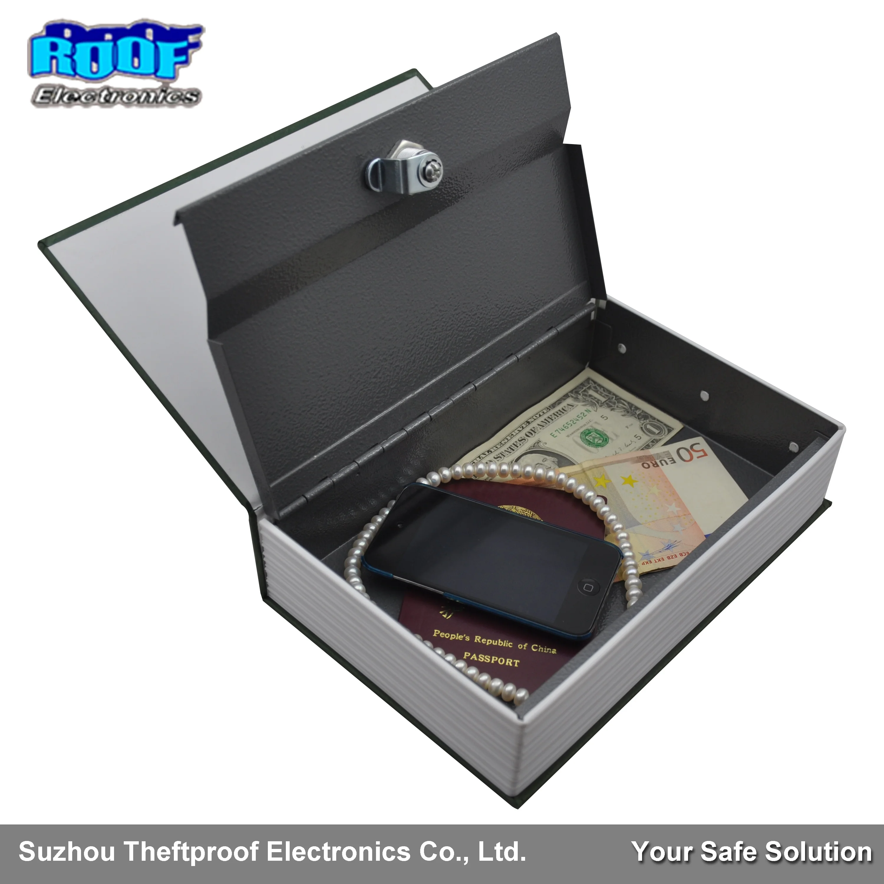 
Hidden Secret Book Shape Storage Safe Box Cash and Jewelry Security Box 