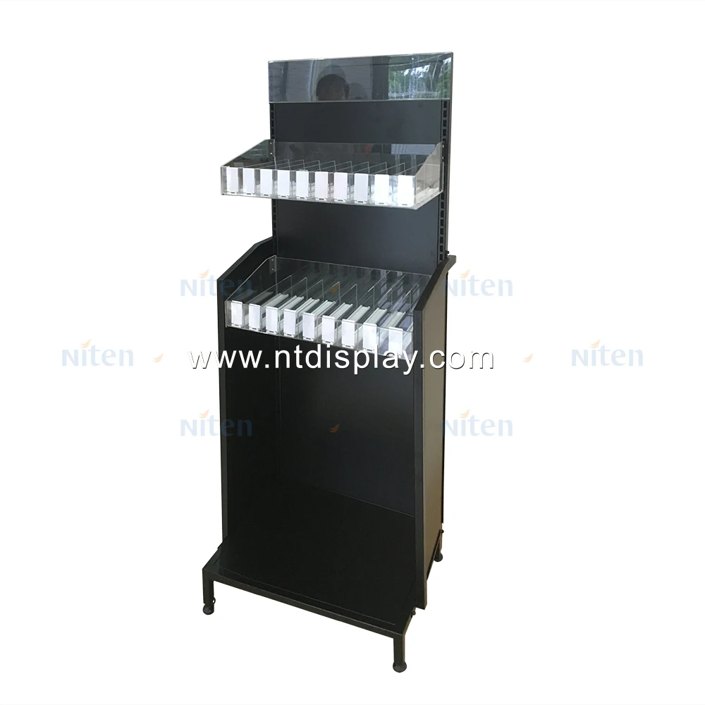 Metal Pegboard Tools Hardware Accessory Kitchen Electrical Appliances Pos Display Stand FDSU with Acrylic Shelf Hanging Tray
