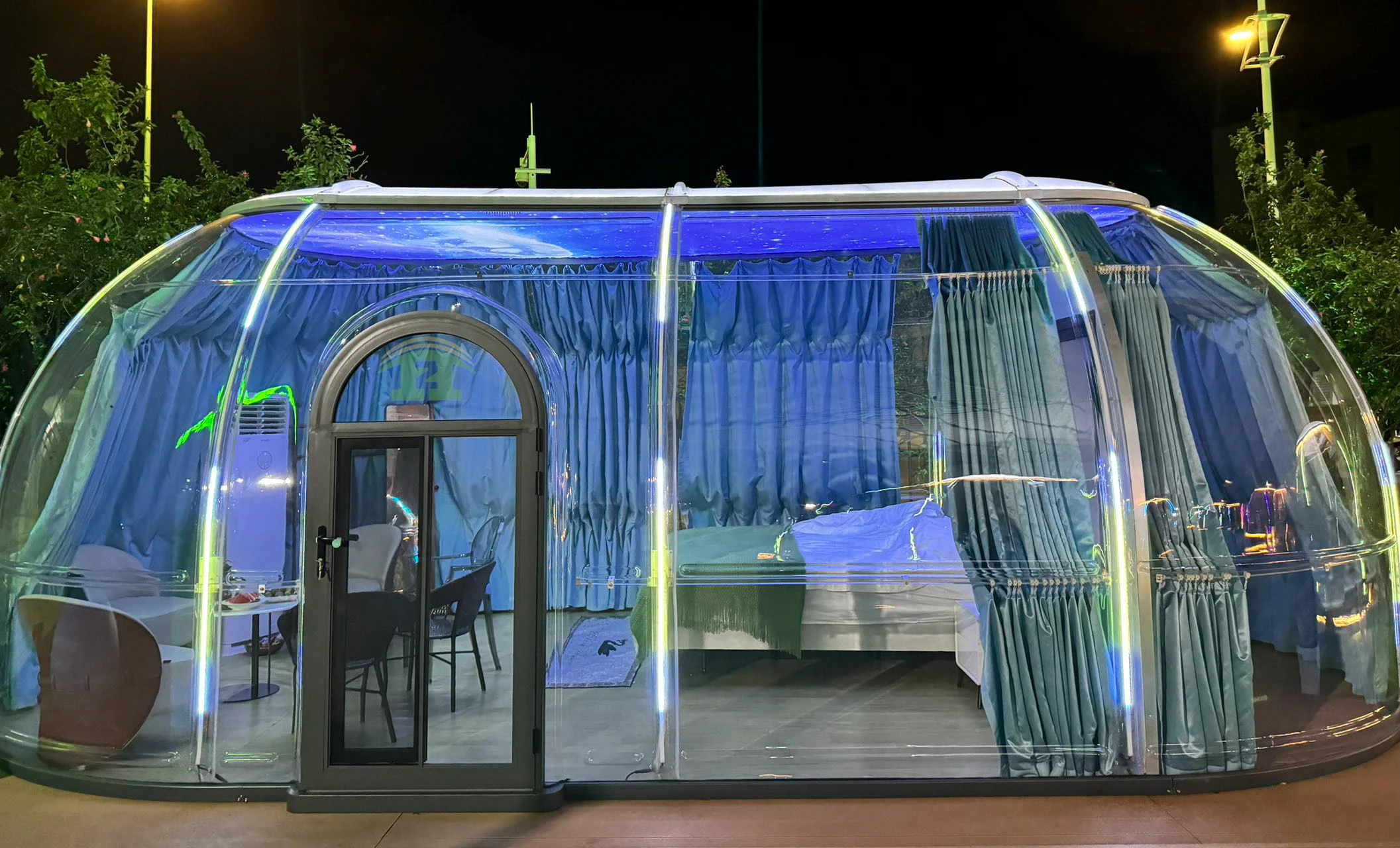 Full House Monolithic Prefab Hotel Dome Tent Prefabricated Bubble Houses for Comfortable Home Living