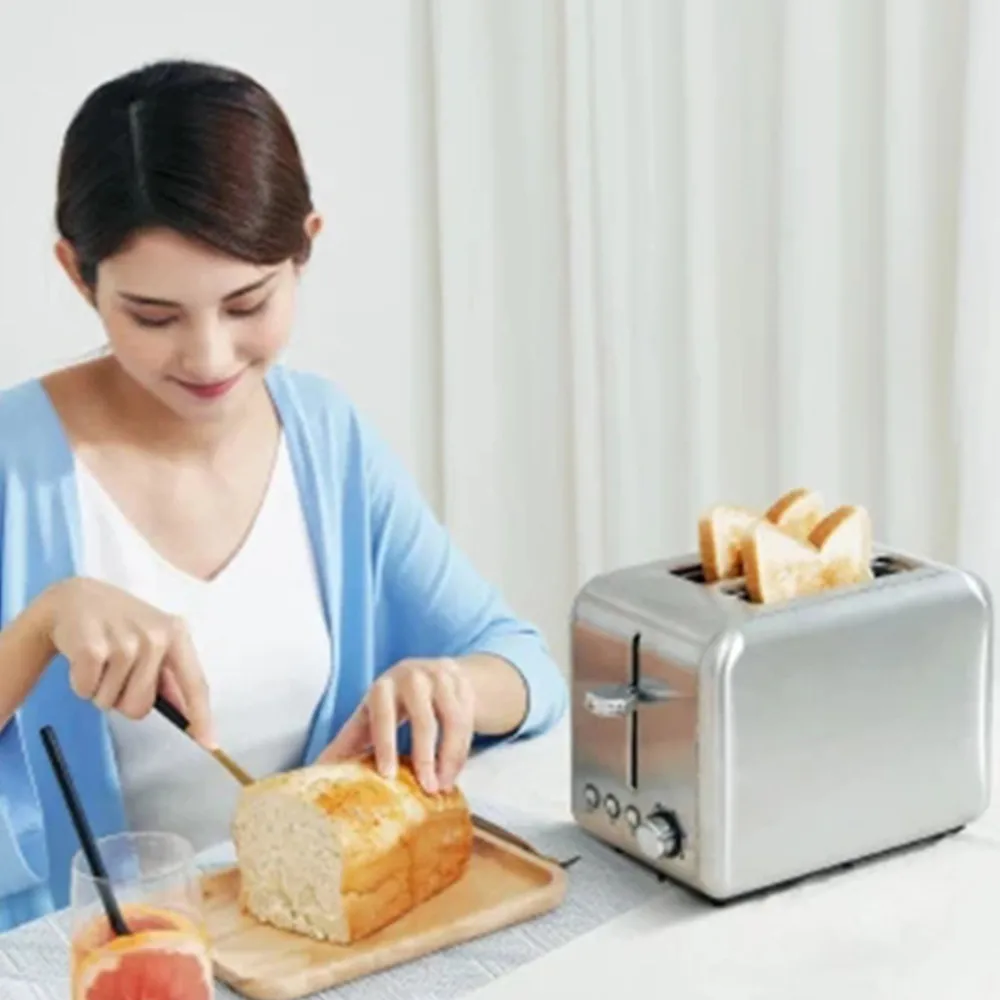 Bread Baking Machine Electric Toaster Household Automatic Breakfast Maker Reheat Kitchen Grill Oven