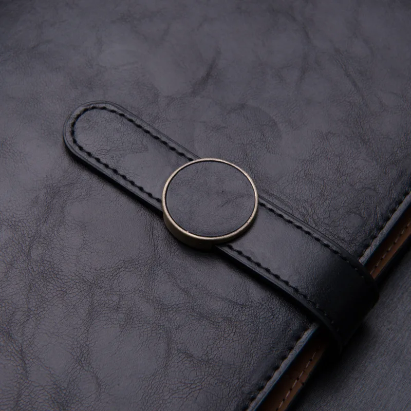 Most Popular Gift Items Promotional Luxury Metal Pen USB Flash Drive A6 Size Loose Leaf Paper Notebook Gift Set For Business